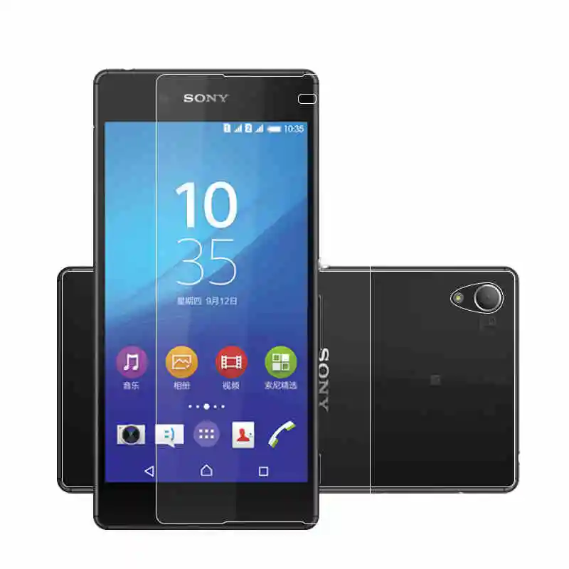 2 шт = переднее+ заднее закаленное стекло премиум класса для sony Xperia Z Z1 Z2 Z3 Z4 Z5 MINI Compact Mini M4, защитный чехол для экрана