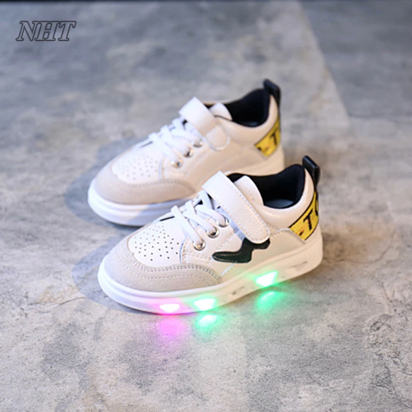 best children lighted shoes for kids led flashing non charge battery