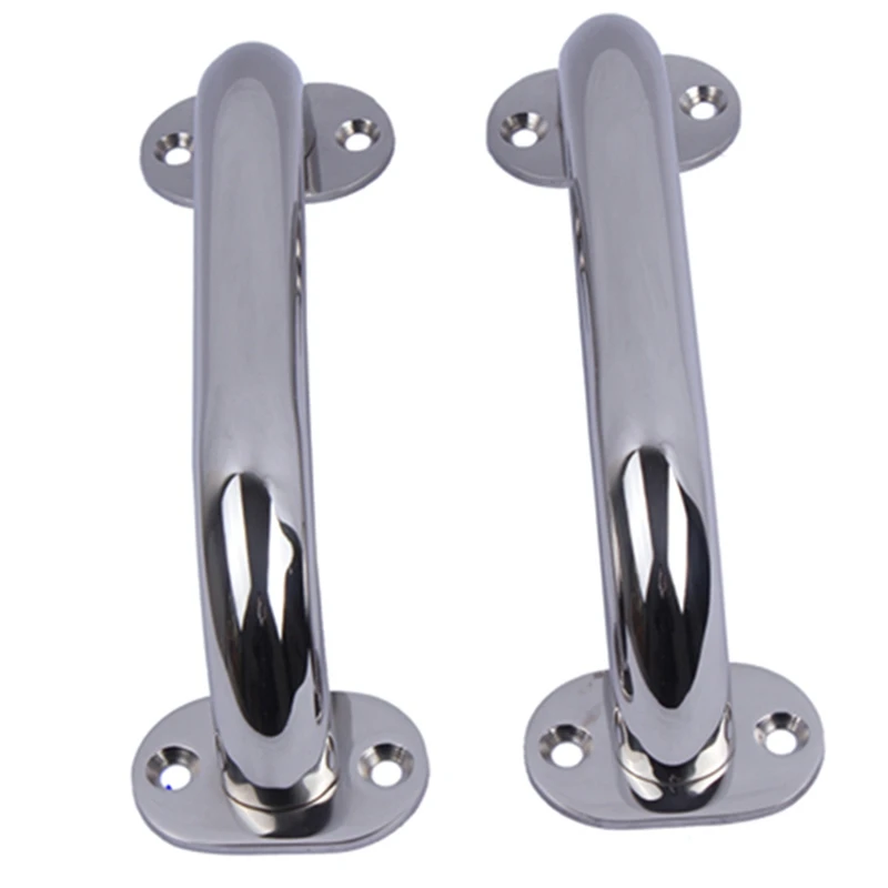 

2 Pieces Handrail 316 Stainless Steel Yacht Marine Grab Handle Door Handrail Boat Accessories Marine