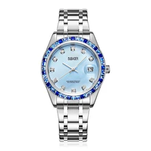 Women’s Quartz Watches Reloj Mujer Luxury Stainless Steel Calendar Waterproof Watch for Woman Crystal Clock Relojes Mujer Moda