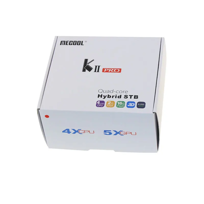 MECOOL KII Pro Android tv Box android 7,1 четырехъядерный процессор Amlogic S905D 2 ГБ/16G телеприставка двойной Wifi синий медиаплеер sopport IP tv