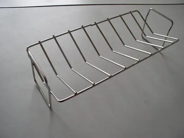 

kamado ceramic BBQ grid elevator rack Porcelain coated steel Dual-Purpose Rib and Roast Rack for Large Big Green Egg, Kamado Joe