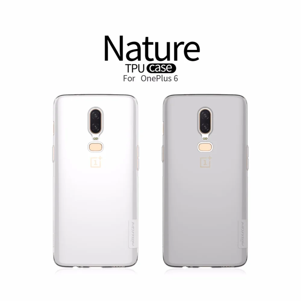 Oneplus 6 Чехол ТПУ oneplus 5T чехол NILLKIN Nature прозрачный мягкий, роскошный, из ТПУ на заднюю панель для one plus 6 5/5 T 3t 3 T