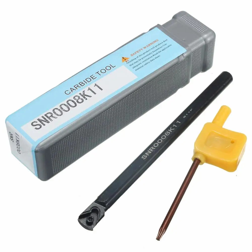 

SNR0008k11 CNC Internal thread Turning tool 8x125mm Lathe Threading Boring Bar Turning Tool for 11 IR 1/4 Insert