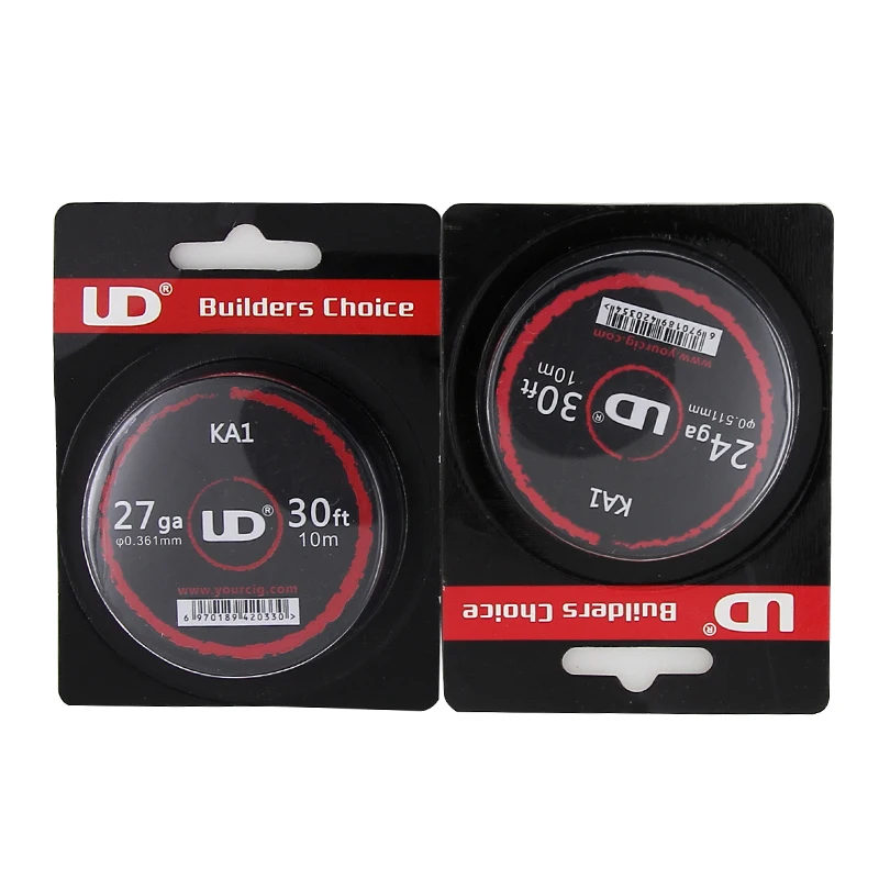 30ft оригинальный UD распылитель DIY катушка провод KA1 для RDA/RTA 10m 24/26/28/27/30/32/34/36ga|roll