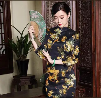 

Golden stretch parrot thin silk fabric dress tweed scrapbook printing Party satin tissu african chiffon fabric Scarf A225