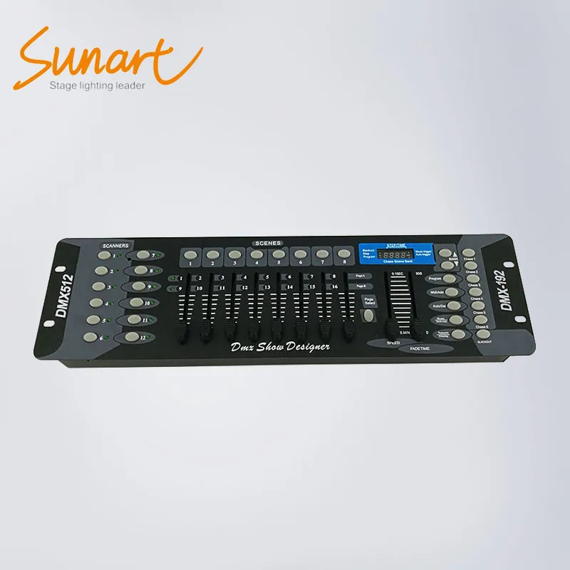 

Free shipping 192 DMX controller led beam spot wash sharpy stage equipment effect light console for DJ disco moving head light