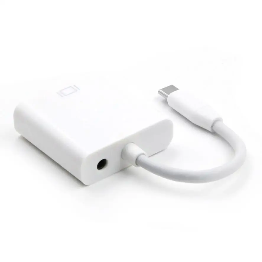 USB 3 1 Type C Φ к VGA с аудио адаптером для Macbook Pro Samsung Galaxy S8 Прямая поставка oct17| |
