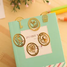 300 ПК канцелярские принадлежности канцелярские выдалбливают золото креативная металлическая Закладка для книги кружева закладки Бумага зажим для изготовления обложек книг