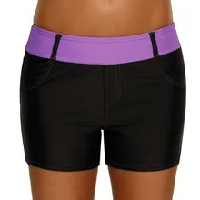 Хит, женские шорты для йоги, бикини, нижняя часть, летний пляжный отдых, Раздельный купальник, яркий хит, цветные плавки с низкой талией