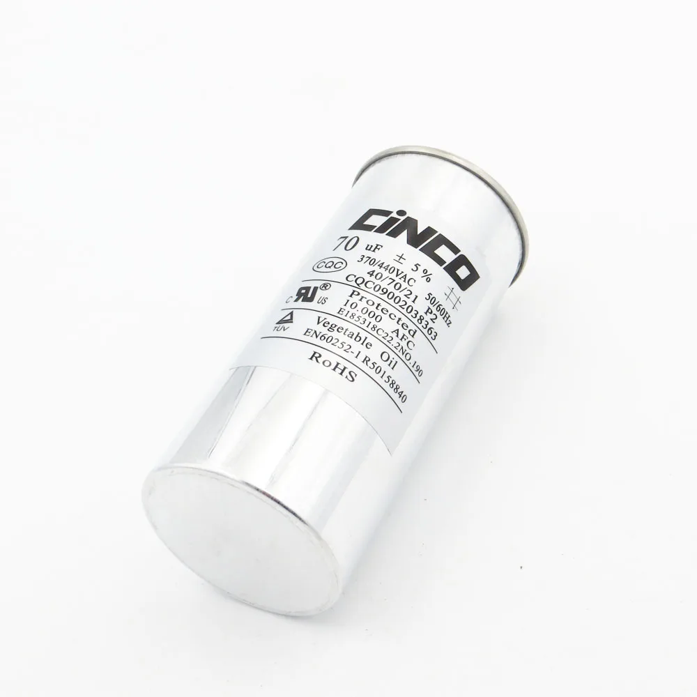 NEW CBB65A 450V 70uF 5/% 50//60Hz AC Start Motor Capacitor Air Conditioner