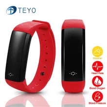 Teyo Новый Smart Браслет Bluetooth монитор сердечного ритма крови Давление монитор cardiaco Водонепроницаемый Smart запястье для iOS и Android