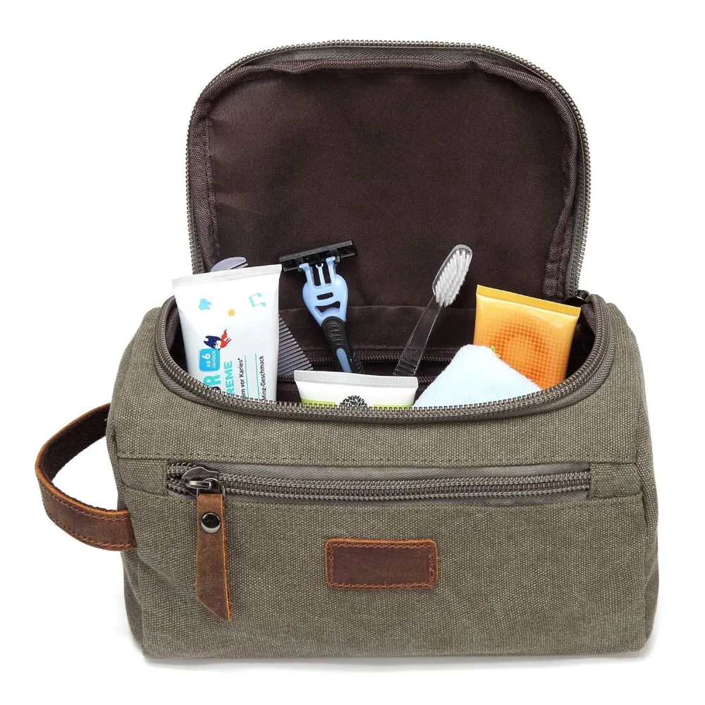 Waterproof Carrying  Men Cosmetic Makeup Box Bag Travel Organizer Canvas Large Necessaries Male Vanity Case Wash Toiletry Pouch 6