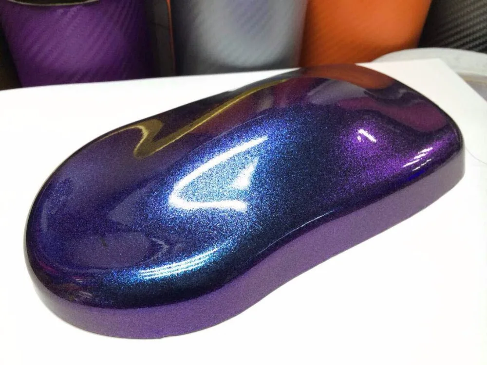 purple glossy pearl chameleon flip flop car wrapping film sparkle Gloss purple blue truck foil (6)