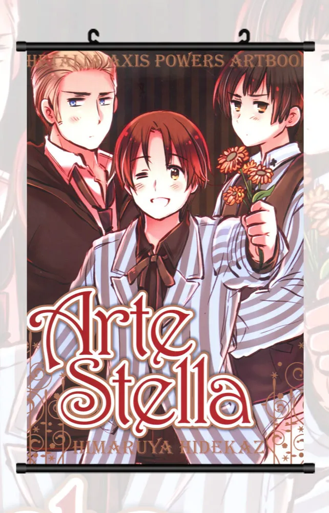 Hetalia японский аниме домашний Декор настенный свиток 40x60 см Прямая поставка