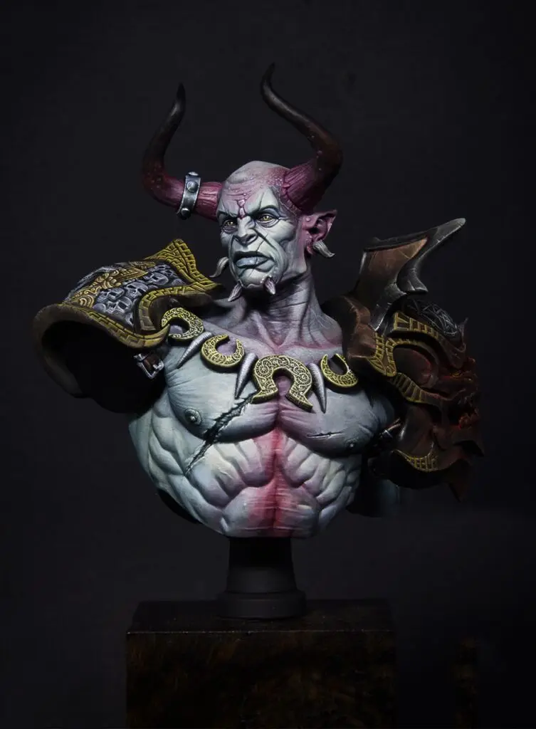 1/10 resin Смола Бюст Племенной лидер