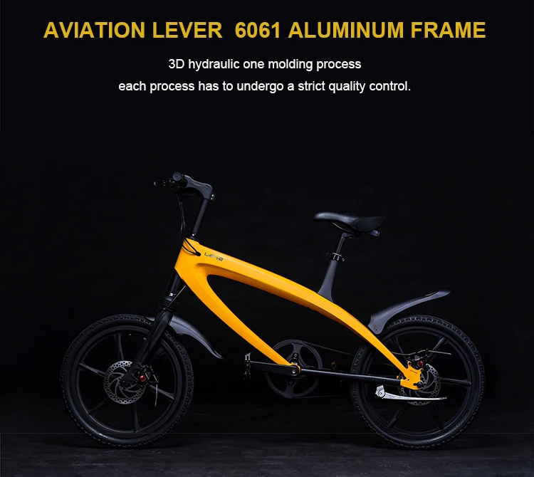 20inch QICYCLE electric ebike 36V lithium battery hidden frame Maximum  range 40km 25km/h Mobility Electric Bicycle