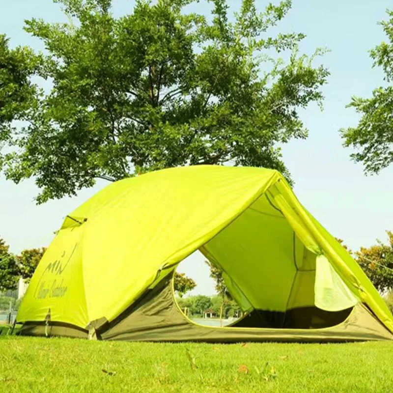 2017 New Two person Double Rainproof Tents Aviation Aluminum Pole Ultra