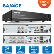 SANNCE 8 Channel 720P H.264 Video Recorder HDMI Network D1 Realtime CCTV DVR NVR HVR 8CH for Home Security Camera System