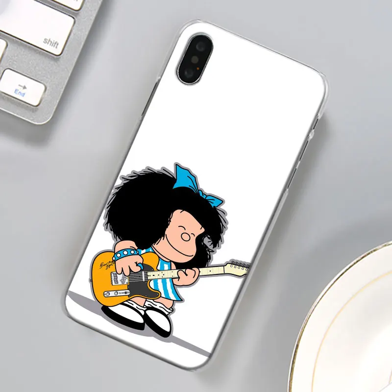 Mafalda чехол для телефона для Apple iPhone X XR 7 8 Plus 6 6s Plus XS MAX 11 Pro Max SE чехол для телефона Coque