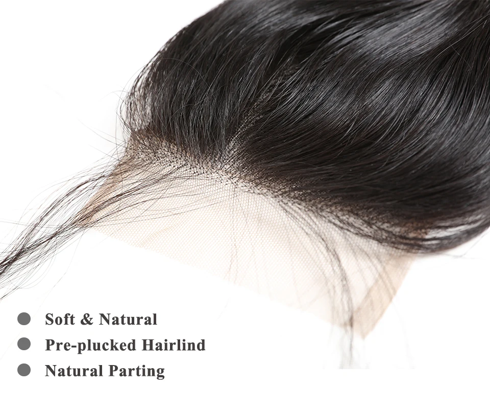 Ali queen hair Products 3 шт. бразильские свободные волнистые человеческие волосы пучки с швейцарская шнуровка с детскими волосами часть remy Hair