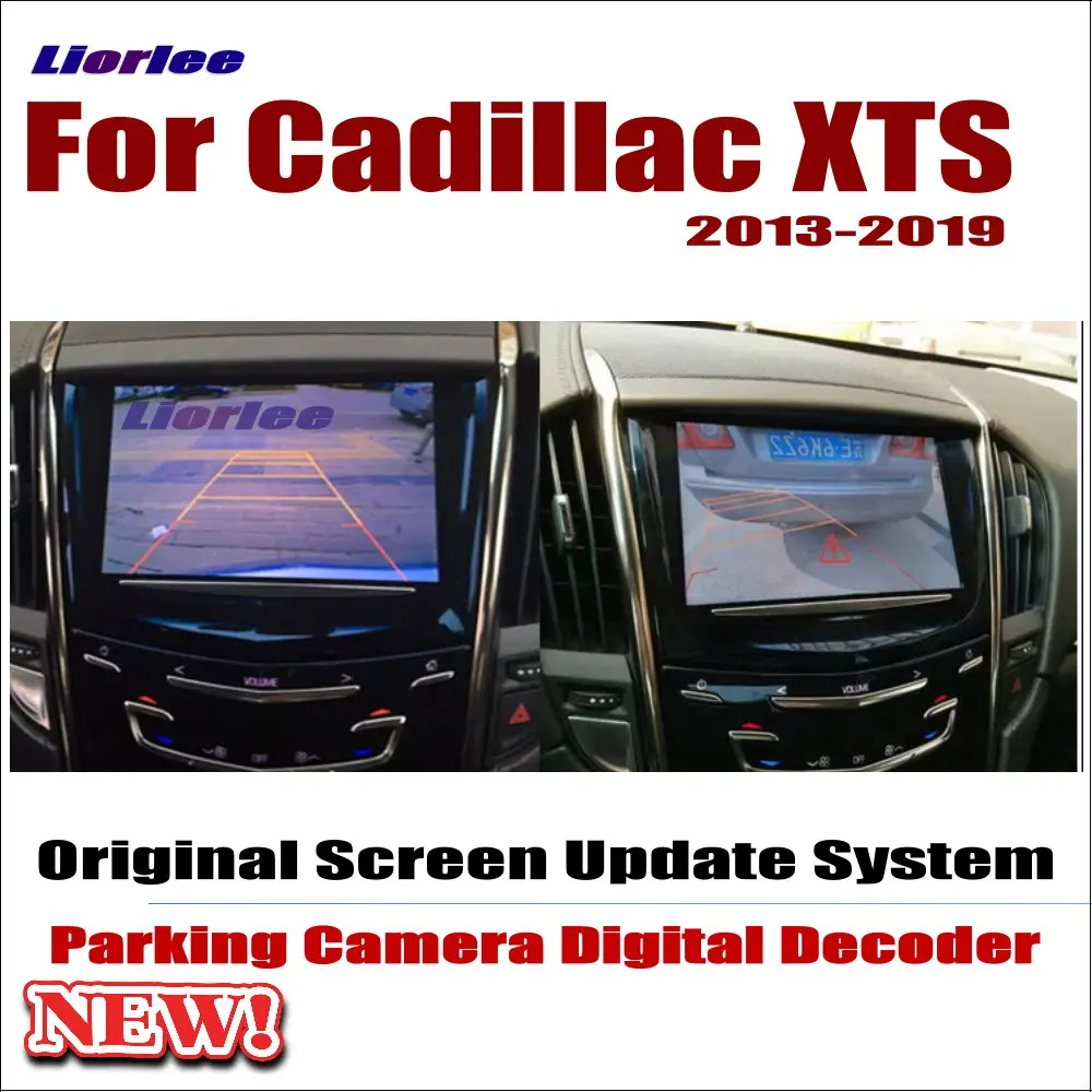 

Liorlee Reverse Camera For Cadillac XTS 2013-2019 Interface Adpter Parking Rear Backup Camera Carplay Original Screen Decoder