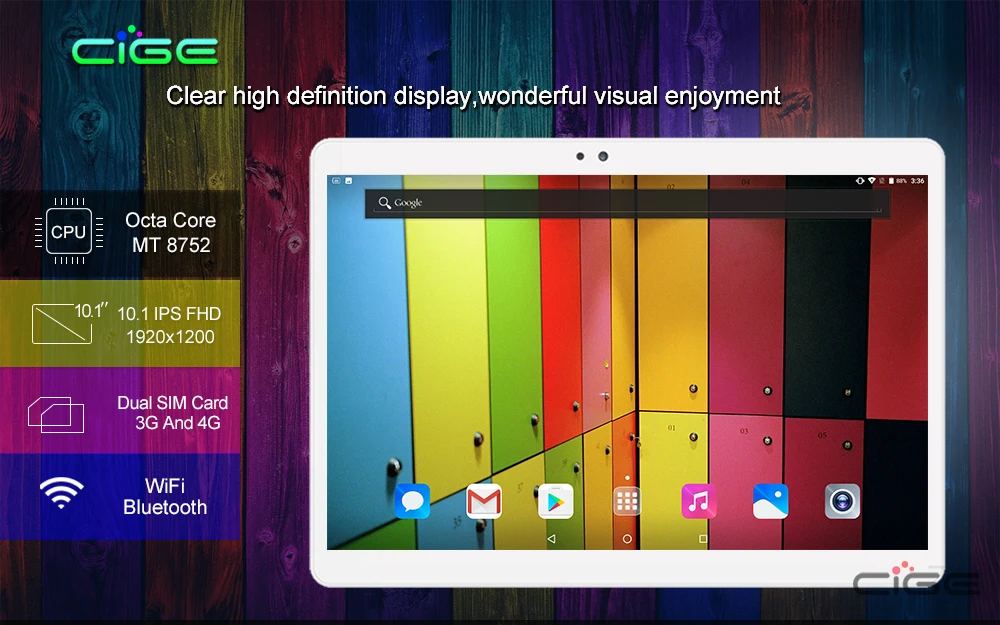 2018 Новая бесплатная доставка 10,1 дюймов Tablet PC Octa Core 4 ГБ Оперативная память 64 ГБ Встроенная память Две сим-карты 4 г LTE Android 7,0 gps Tablet PC 10,1