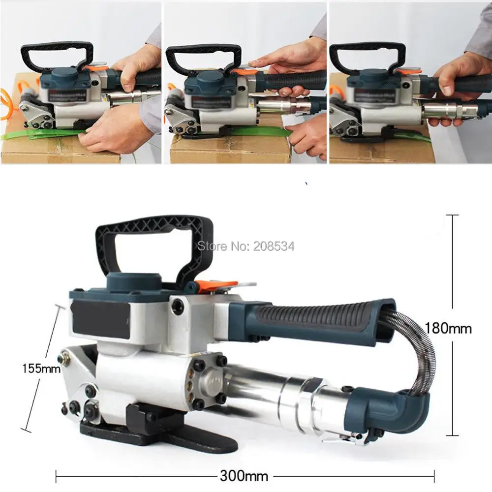 HOT SALE B19 Portable Handheld Pneumatic PET strapping tools Baler Strip Binder Bander 13-19mm for 1/2"-3/4" PP&PET