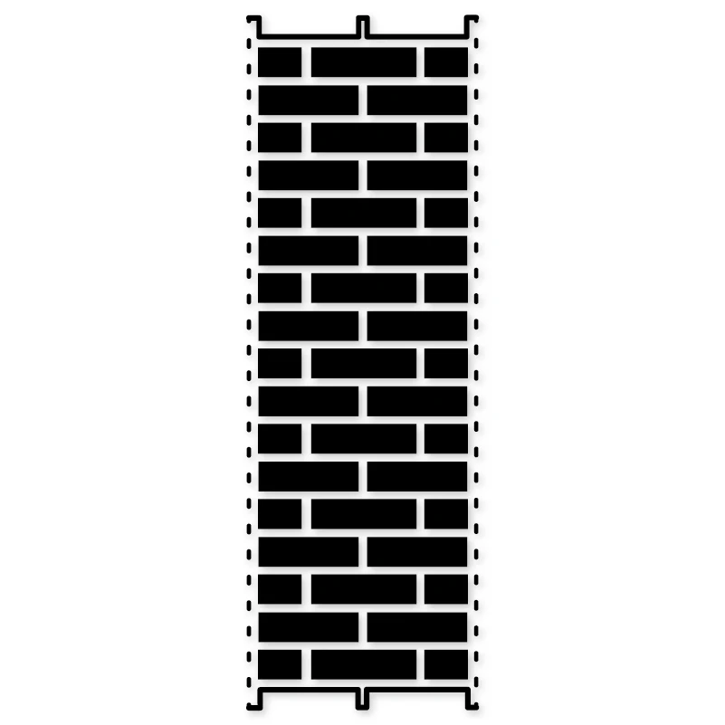 

Knife Mold Brick Wall Metal Cutting Dies Stencil for DIY Scrapbooking Photo Album Embossing Paper Cards Decorative Crafts