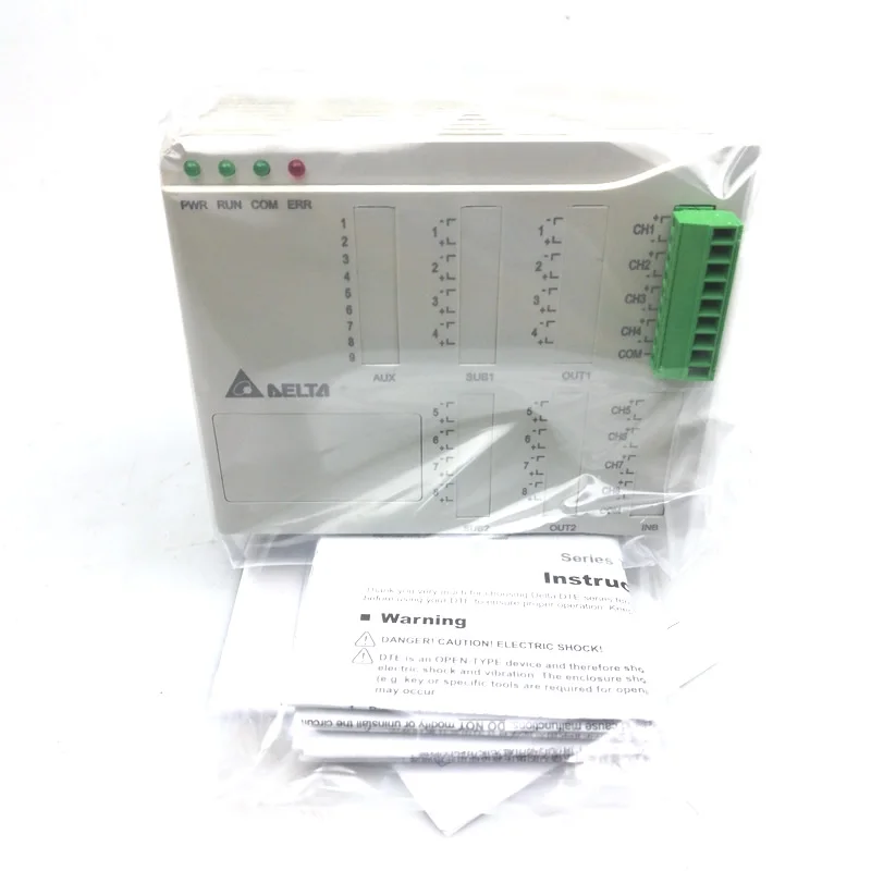 

Original Delta DET series DTE10T thermostat, modular temperature controller, built-in RS-485 communication interface