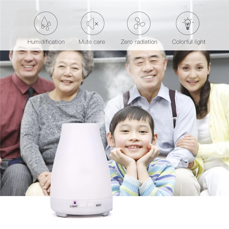 

Portable Premium Ultrasonic Aromatherapy 7 Colors LED Lights Baby Care Air Humidifier Disinfection Essential Oil Diffuser 21