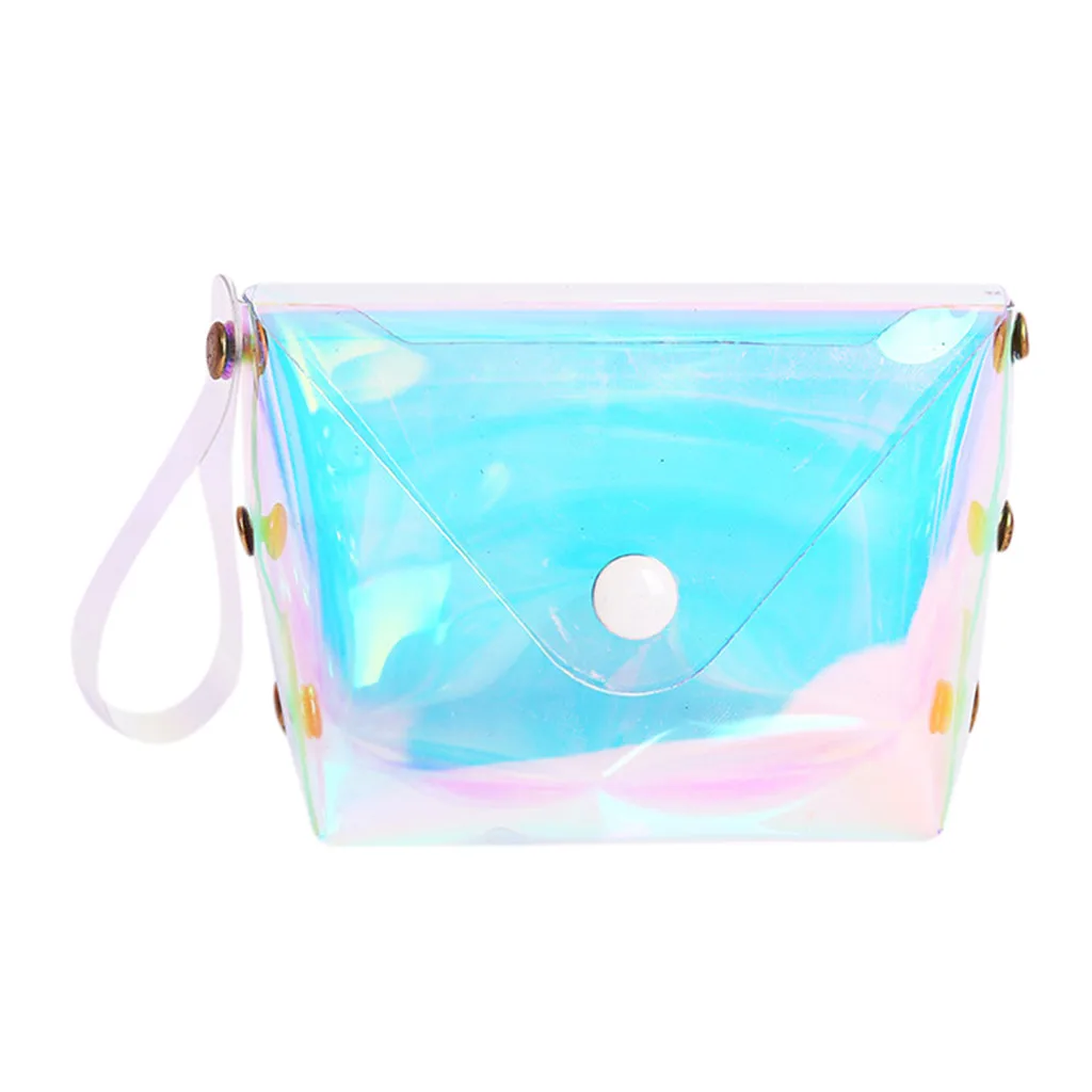 

Women men wallet Mnycxen Short card Coin wallet Mini Key case waterproof Transparent purses card holder purses free shipping #4