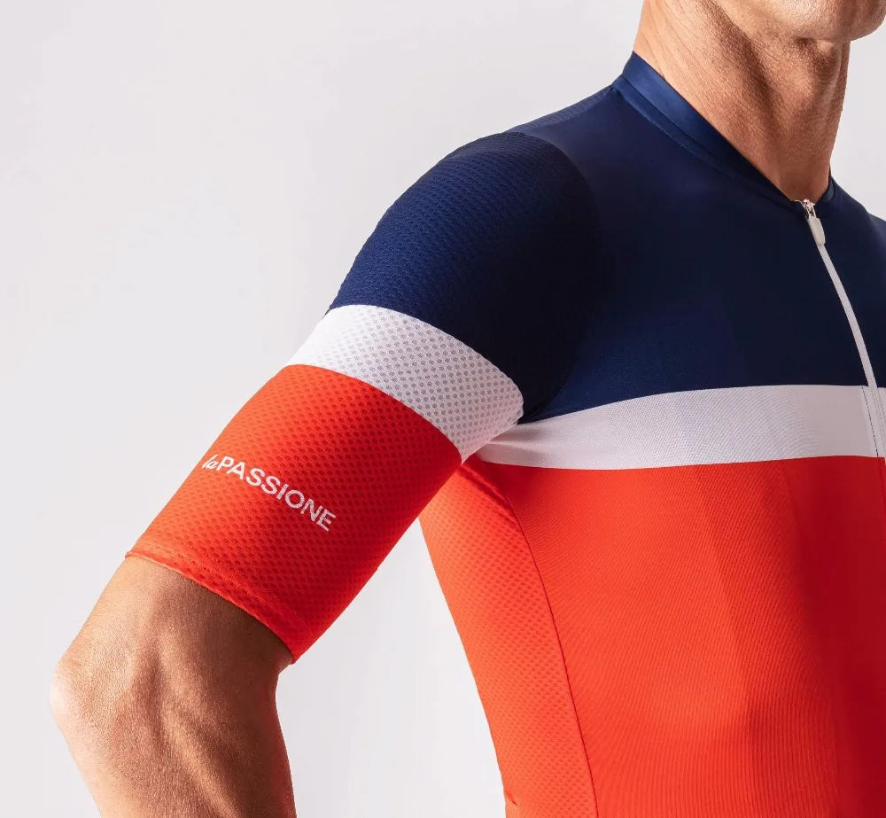 

2019 newest La passione pro mesh Cycling jerseys top quality bicycle shirt short sleeve with mesh sleeve and back