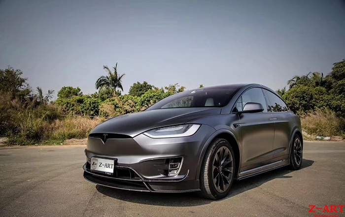 Z-ART для порта Revoz комплект корпуса из углеродного волокна для Tesla модель X углеродное волокно aerokit для Tesla модель X