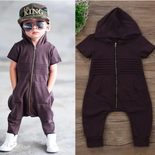 Buy Kids Baby Boys Jumpsuits Fashion Baby Boy Hoodie