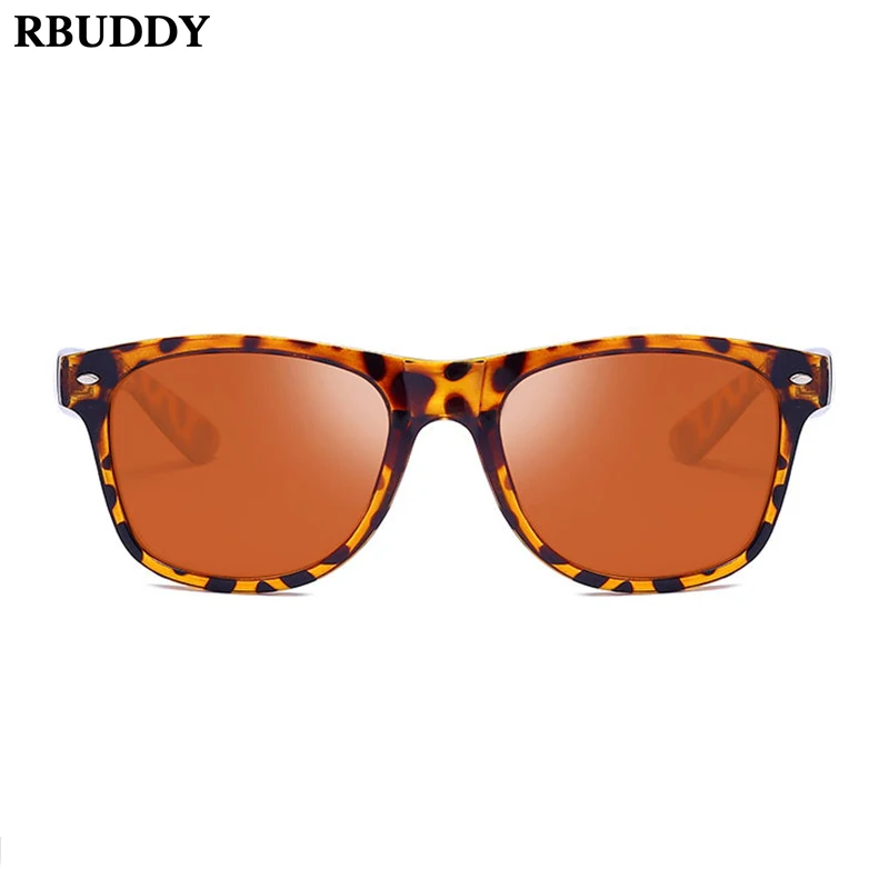 RBUDDY 2019 квадратные солнцезащитные очки мужские поляризованные фирменный дизайн