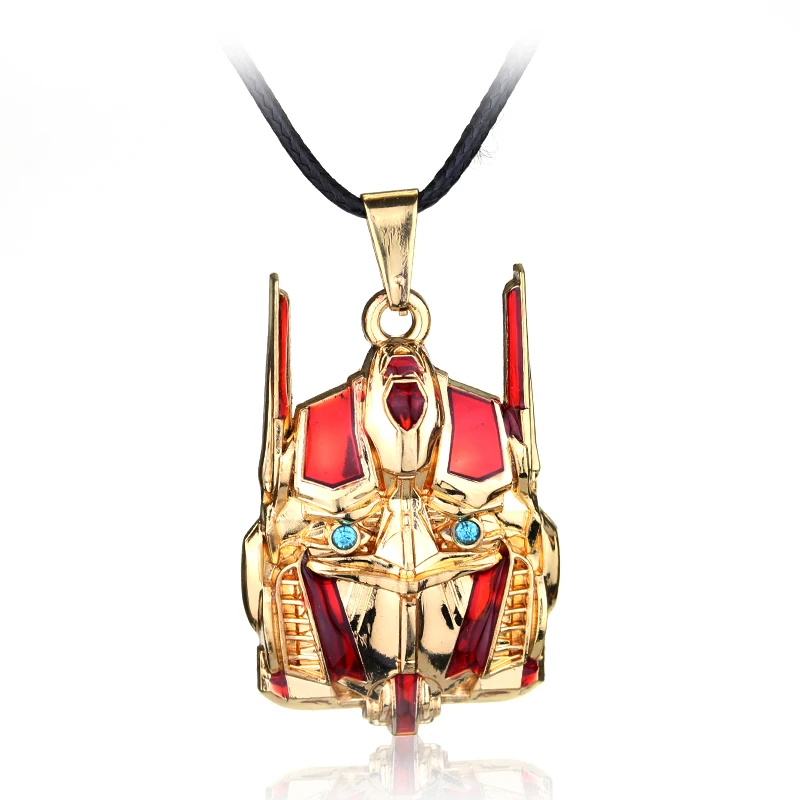 

MQCHUN Fashion Movie Jewelry Transformation Robot Rope Chain Necklace For Men Women Fans Gift