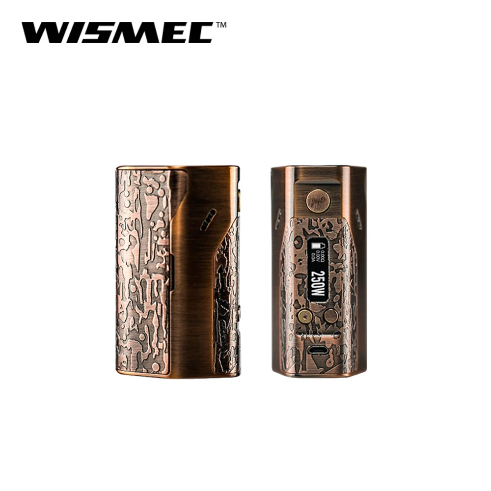 Зазор Wismec рел DNA 250 коробка мод выходная мощность 250 Вт Evolv DNA250 TC/VW мод no 18650 батарея электронная сигарета