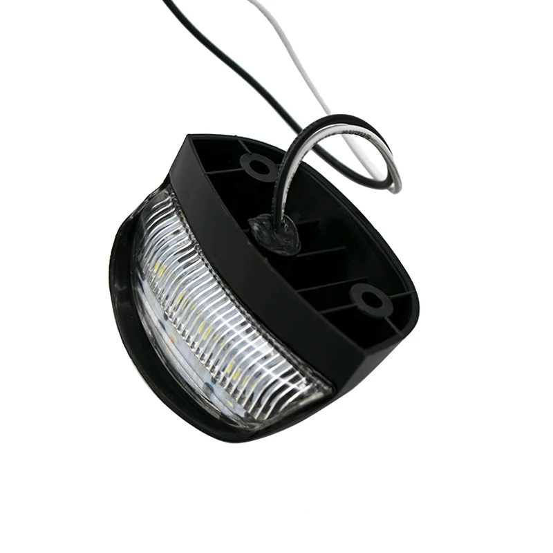 10 шт. 72*60*40 мм Белый DC 10-30 V 6000 K HL-P-004 комплект огней Водонепроницаемый Грузовик Автомобильные трейлеры номерной знак задний фонарь
