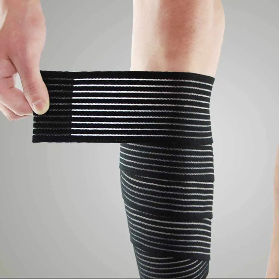1 шт. эластичная бандажная лента спортивная защита для колена Леггинсы повязка на запястье ремень щитки компрессионные эластичные браслеты