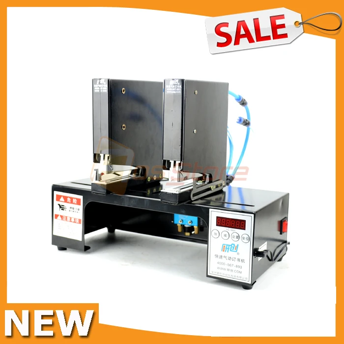 NEW Double Head Automatic Stapler Pneumatic Binding Machine Electric