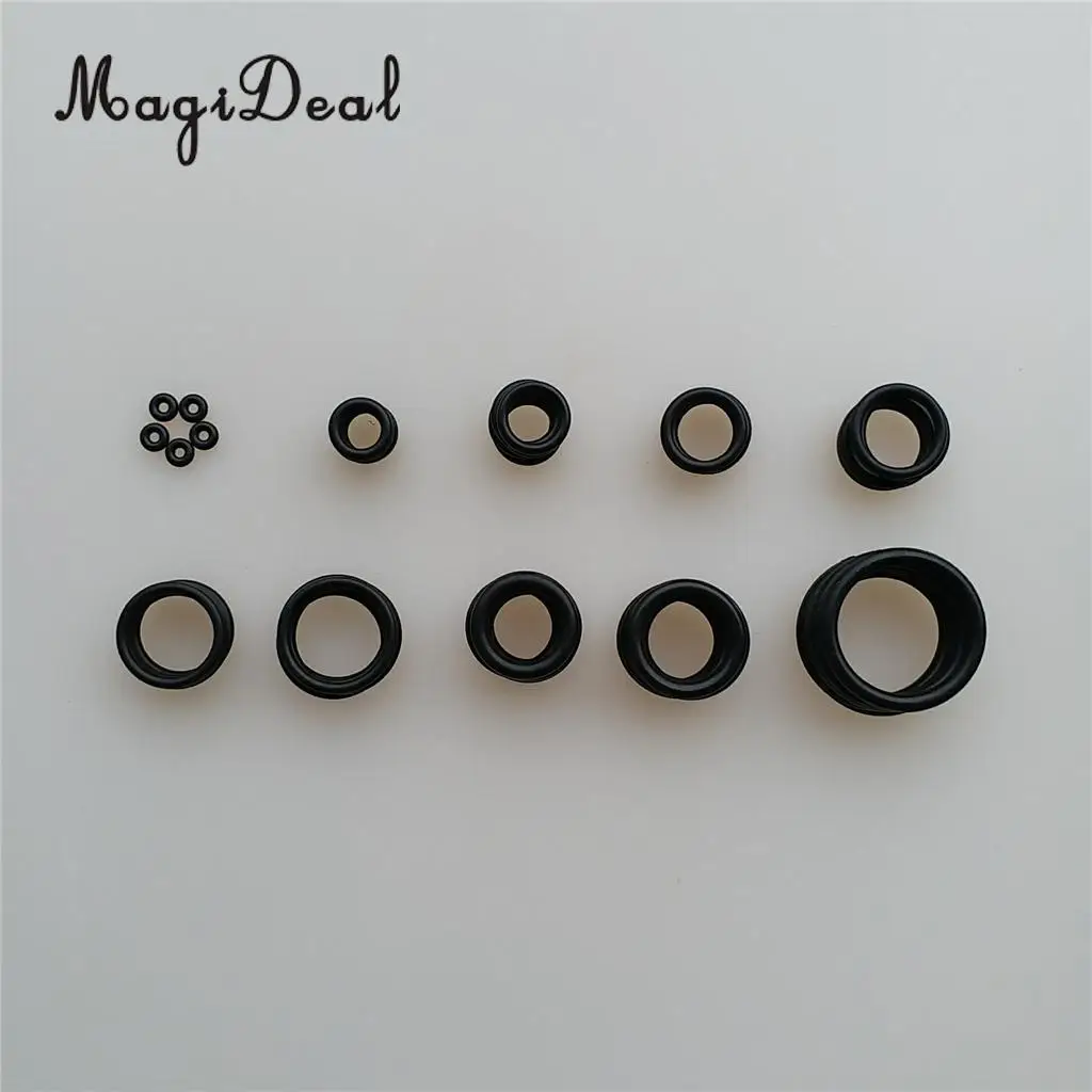 50Pcs Nitrox Scuba Diving O-Ring Kit 10 Sizes Dive Gear Equipment Tank Valve Hose Regulator Seal Rings Repair Spare Replacement