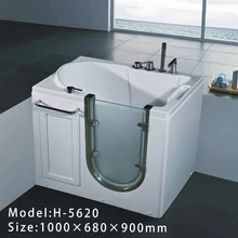 Фошань отдельно стоящий массаж акриловая ходьба в ванной для пожилых мужчин или женщин