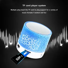 LED Portable Mini Haut-parleurs Bluetooth Sans Fil Mains Libres Haut-Parleur Avec TF USB FM Micro Blutooth Musique Pour Téléphone Mobile iPhone 6 7 s