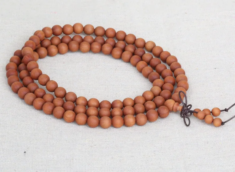 

Tibetan Buddhism 108 Indian sandalwood Prayer beads Mala Necklace