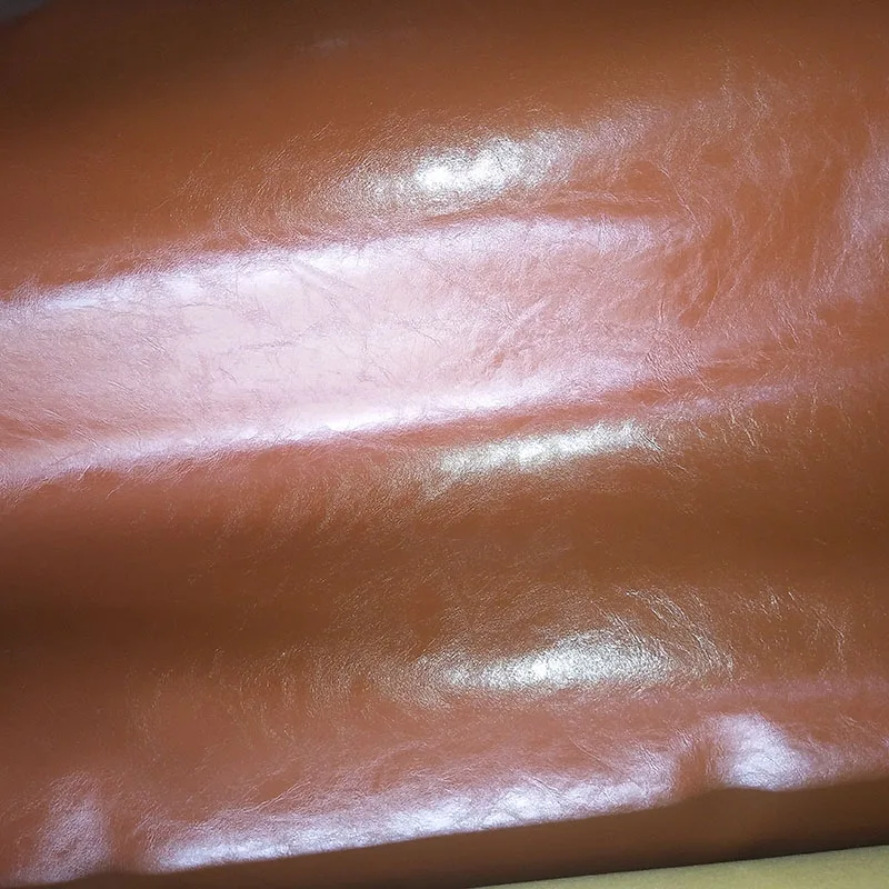 69 см x 50 см красный коричневый из искусственной кожи искусственная кожа ткань сумка Микро трещины узор PU синтетическая кожа ткань швейный материал Diy диван