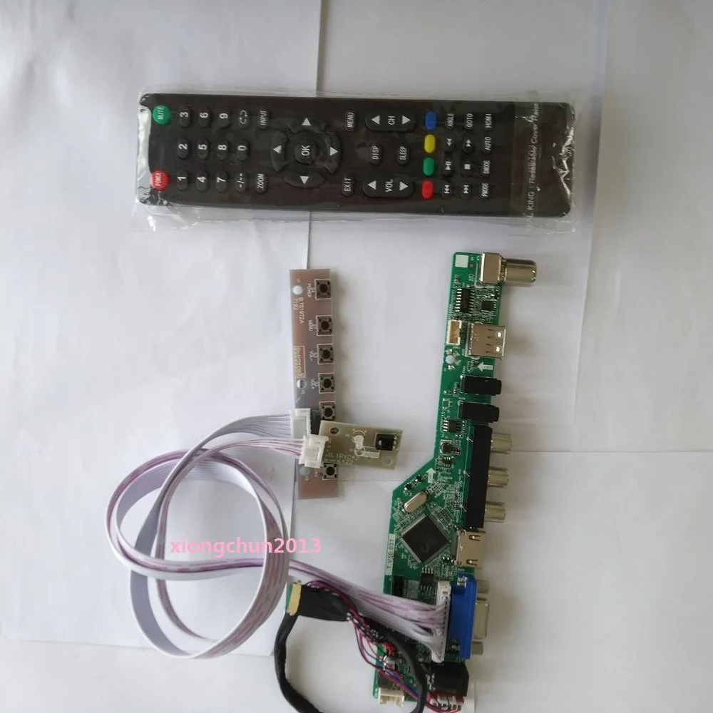 

kit for B173RW01 17.3" 1600X900 Panel Screen VGA remote TV56 AV LCD LED 40pin LVDS HDMI USB Controller driver board monitor