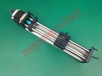 

Effective Travel Length 50-150mm GPS T8*4 8MM T-screw Linear Motion Guide Stage Moulde+57 Motor Nema 23 Stepper Motor CNC