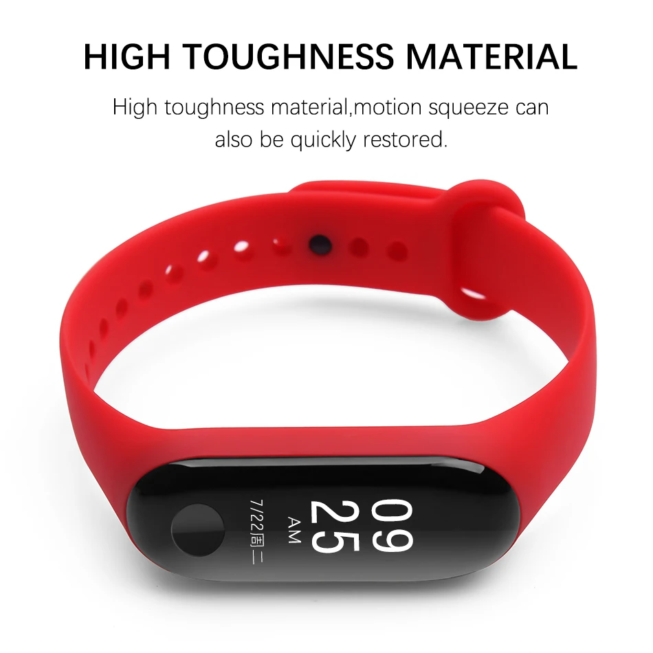 Bracelet for Xiaomi Mi Band 3 Sport Strap watch Silicone wrist strap For xiaomi mi band 3 accessories bracelet Miband 3 Strap 0032