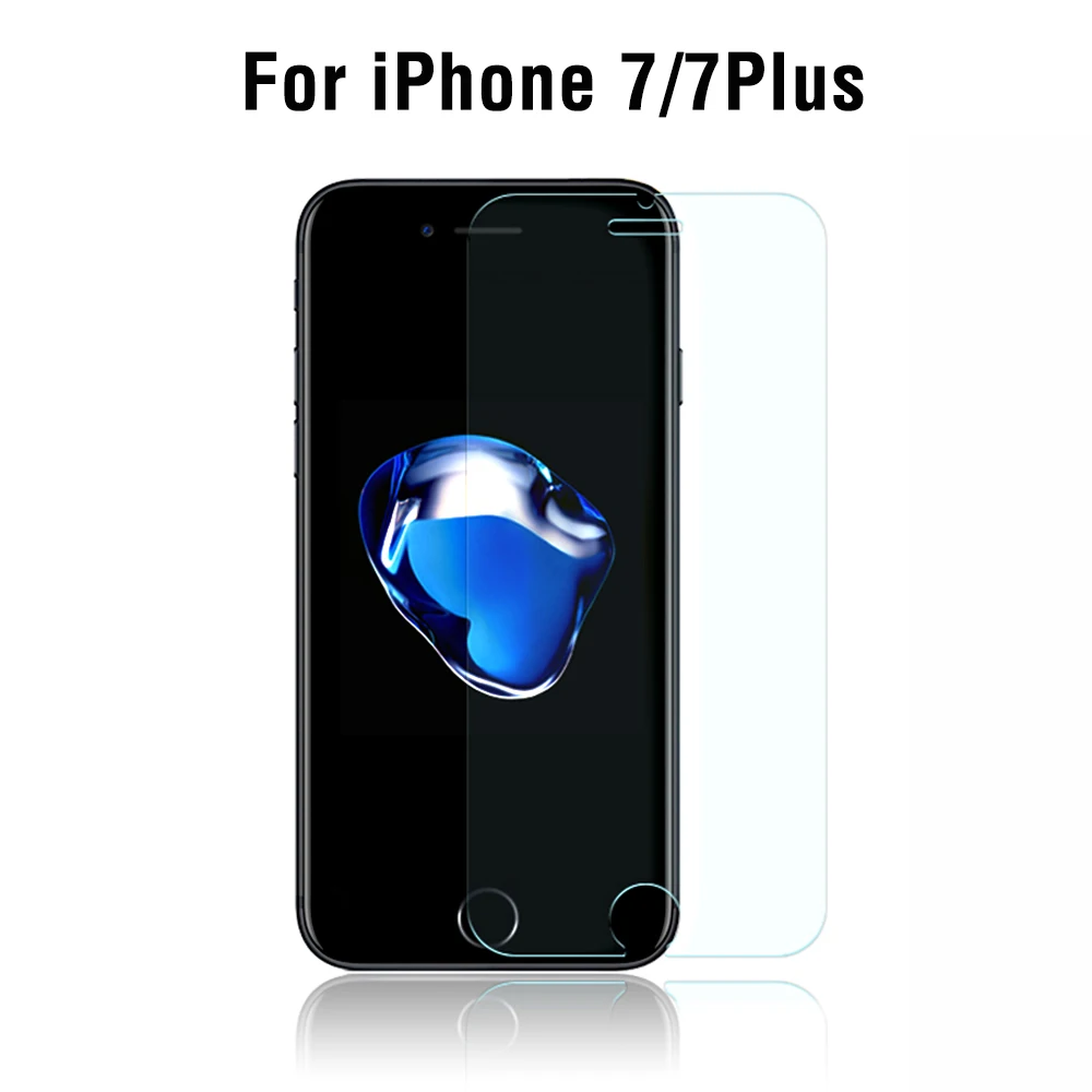 Оптовая продажа 10 шт./лот 9H защитная пленка из закаленного стекла для Apple iPhone 7 Plus 6S